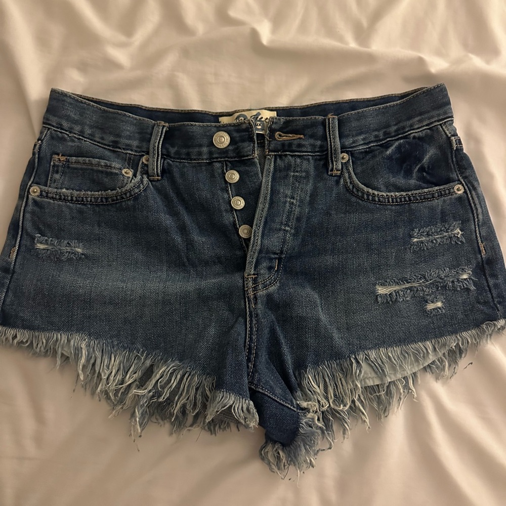 Free People Jean Shorts